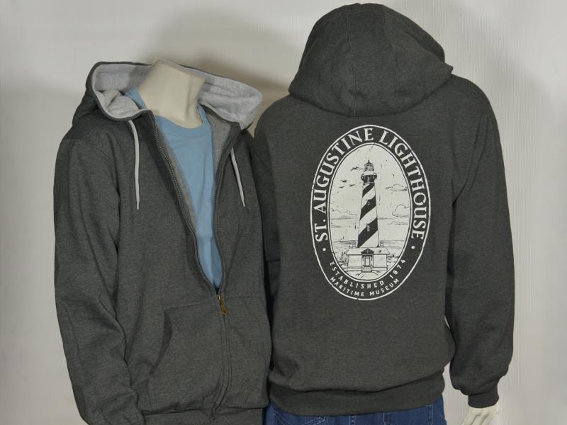 Full Zip Hoodie Racket on Jaquard Charcoal,IMPFULL