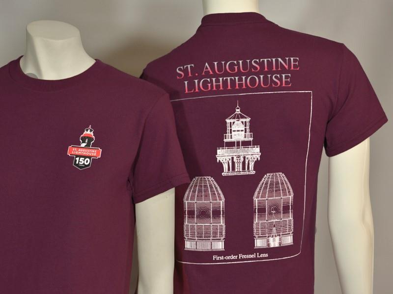 150th Lens T-shirt Burgundy