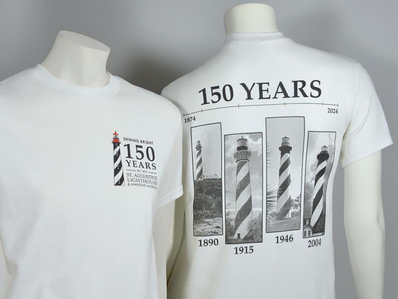 150th Time line T-shirt White